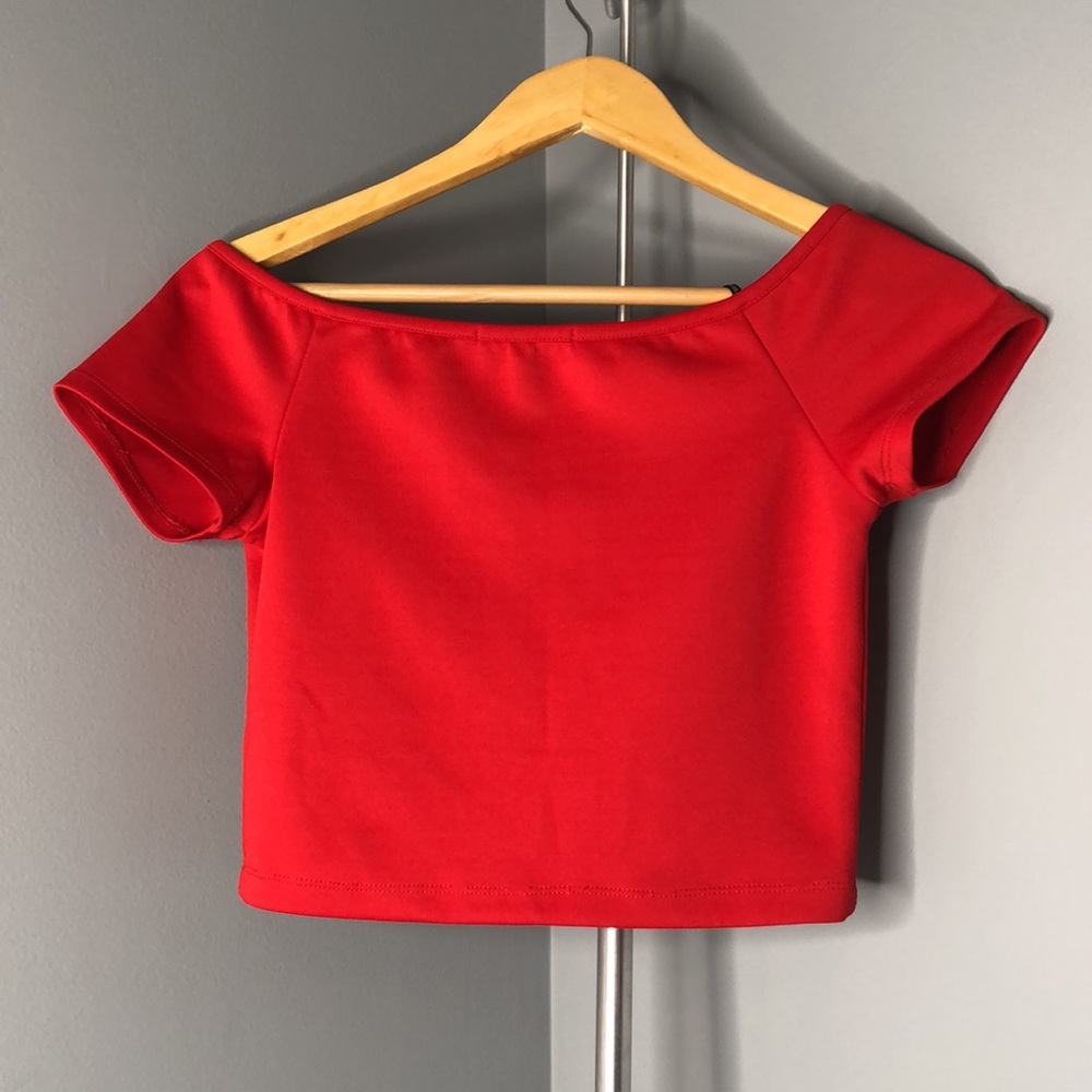 Forever 21 Red Crop Top - Picture 4 of 5